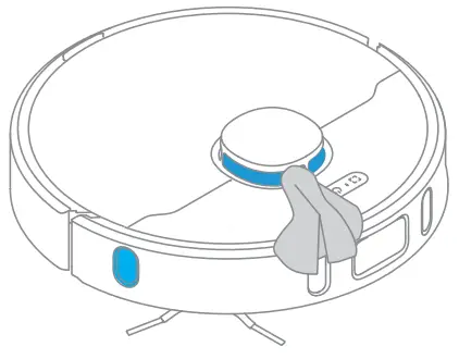 Clean the Laser Distance Sensor /Edge Sensor
