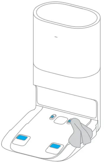 Clean the Charging Contacts and Dust Intake