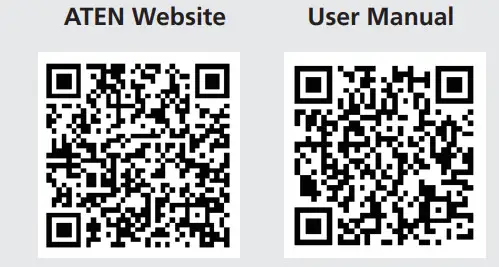 ATEN PE0118S 1U Basic PDU with Surge Protection - qr code