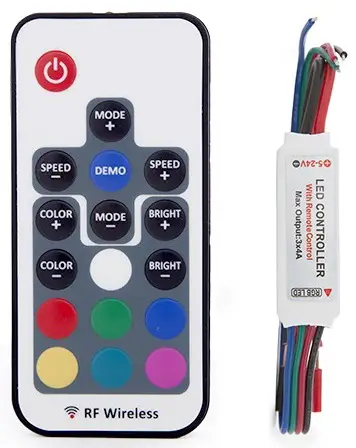 Jetmax FY-RC-RF-RGB Mini LED RGB Remote Controller