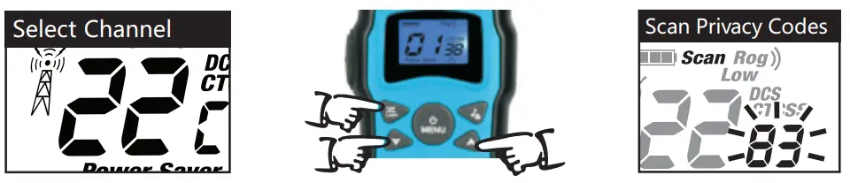 Changtaiwei Electronic M-8B Walkie Talkie - privacy