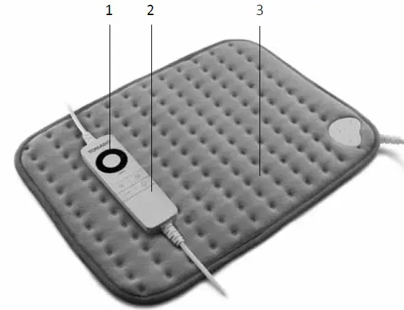 TOMADO THPO402G Heating Pad fig 3
