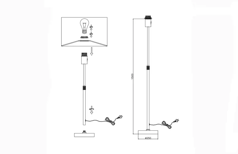 Qazqa Parte Tl Gold 91792 1*e27 Max 60w Instruction Manual