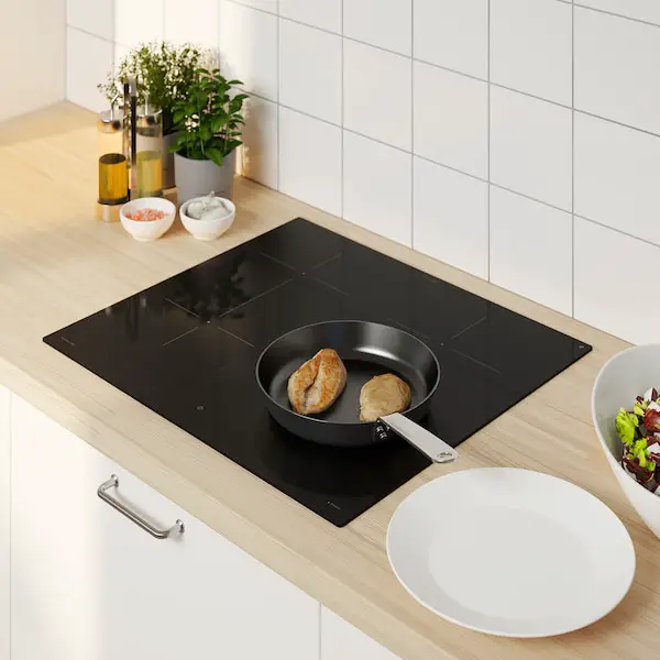 BEJUBLAD Induction hob, IKEA 500 black, 58 cm