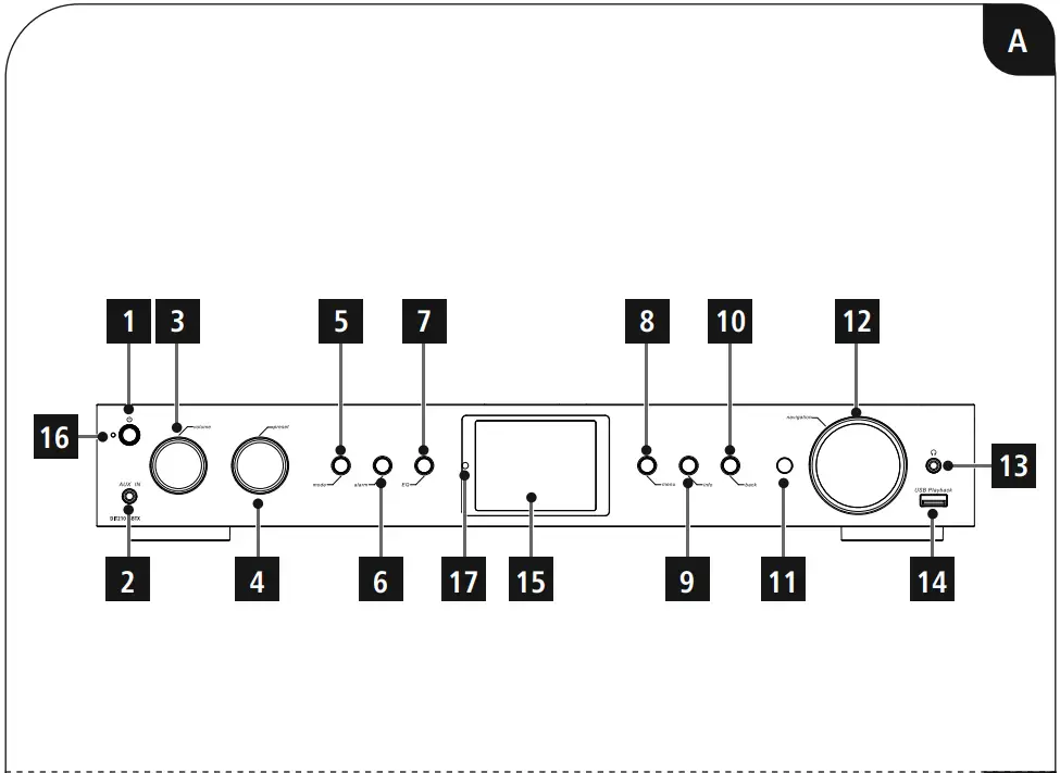 hama DIT2105SBT Digital Hi-Fi Tuner for Internet Radio - fig1