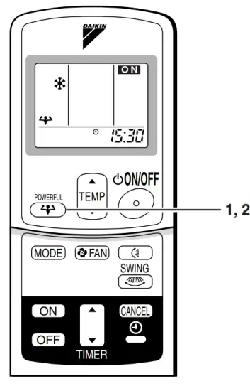 DAIKIN FT13BV1LS Room Air Conditioner - Operation