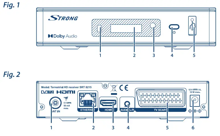 STRONG RT 8215 Digital Terrestrial HD Receiver - Features