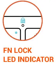 SATECHI ST BTSX Slim Bluetooth Keyboard - LED indicator 1