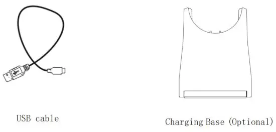 Xiamen Vbet Electronic 9605E Bluetooth Headset - included accessories