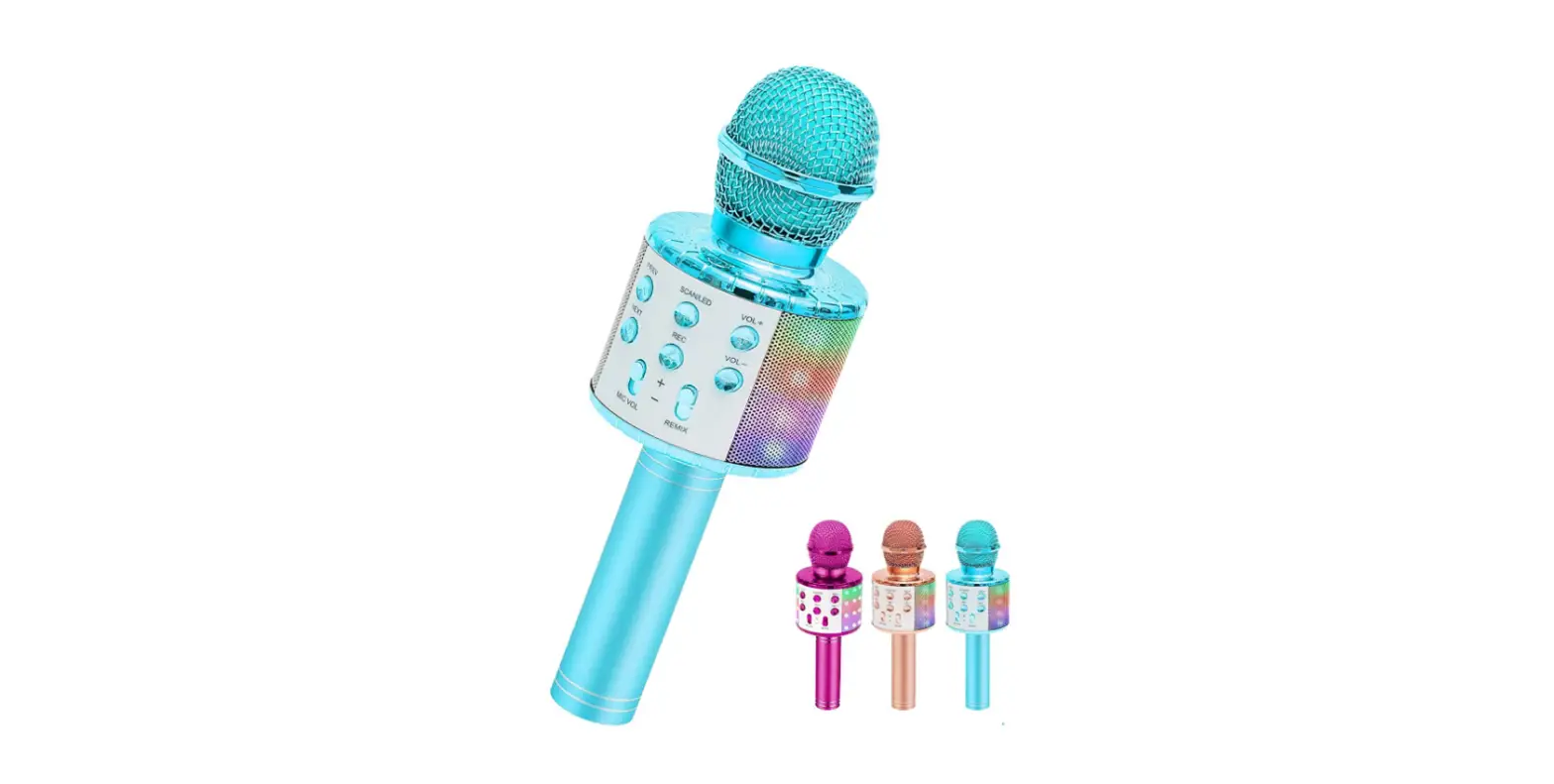 Wireless Karaoke Microphone For Kids, Bluetooth Karaoke Microphone Portable Handheld Singing Karaoke Mic Speaker-instructions
