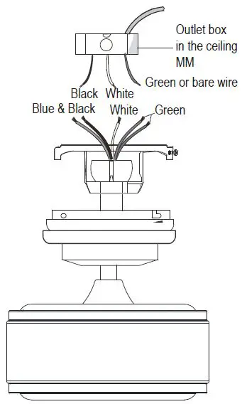 HAMPTON BAY 50248 Lakemoore 48-Inch Ceiling Fan-11