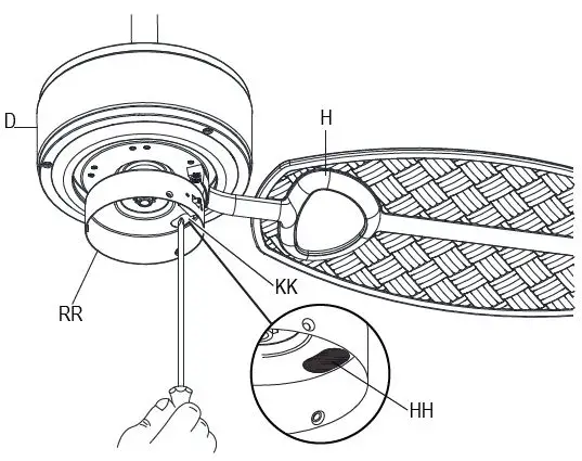 HAMPTON BAY 50248 Lakemoore 48-Inch Ceiling Fan-16