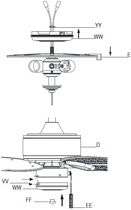 HAMPTON BAY 50248 Lakemoore 48-Inch Ceiling Fan-19