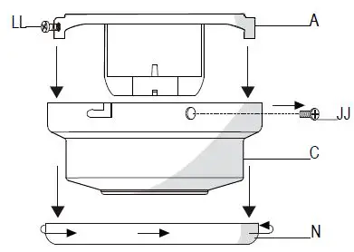 HAMPTON BAY 50248 Lakemoore 48-Inch Ceiling Fan-6