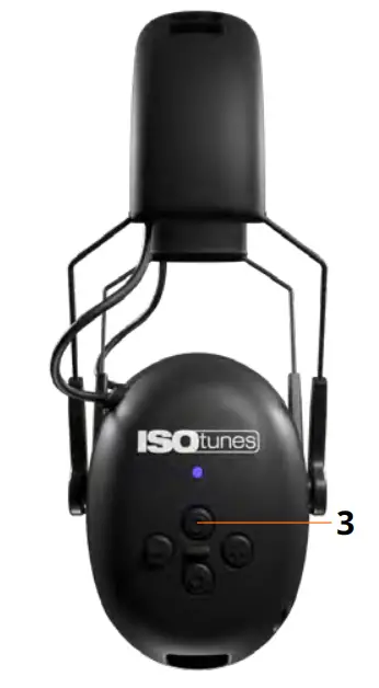 ISOtunes AirDefender Earmuff Headphone User Manual - Bluetooth Reset
