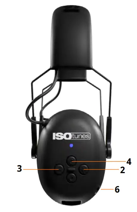 ISOtunes AirDefender Earmuff Headphone User Manual - Music & Volume