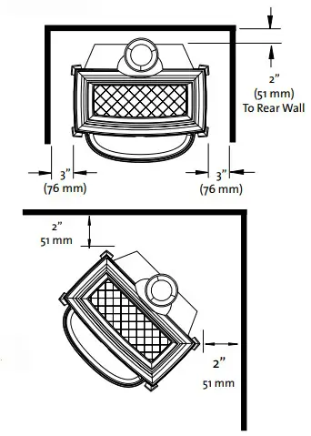 JOTUC Direct Vent Gas Stove Figure 2