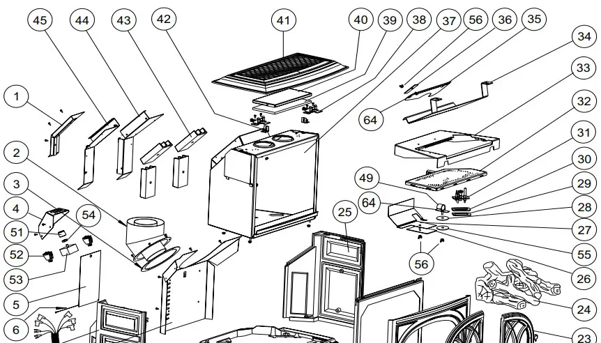 JOTUC Direct Vent Gas Stove Figure 52