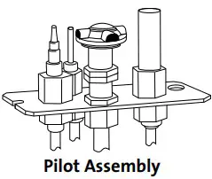 JOTUC Direct Vent Gas Stove Pilot