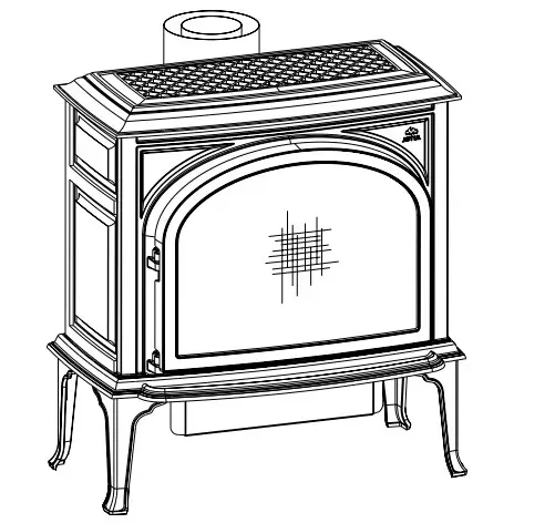 JOTUC Direct Vent Gas Stove