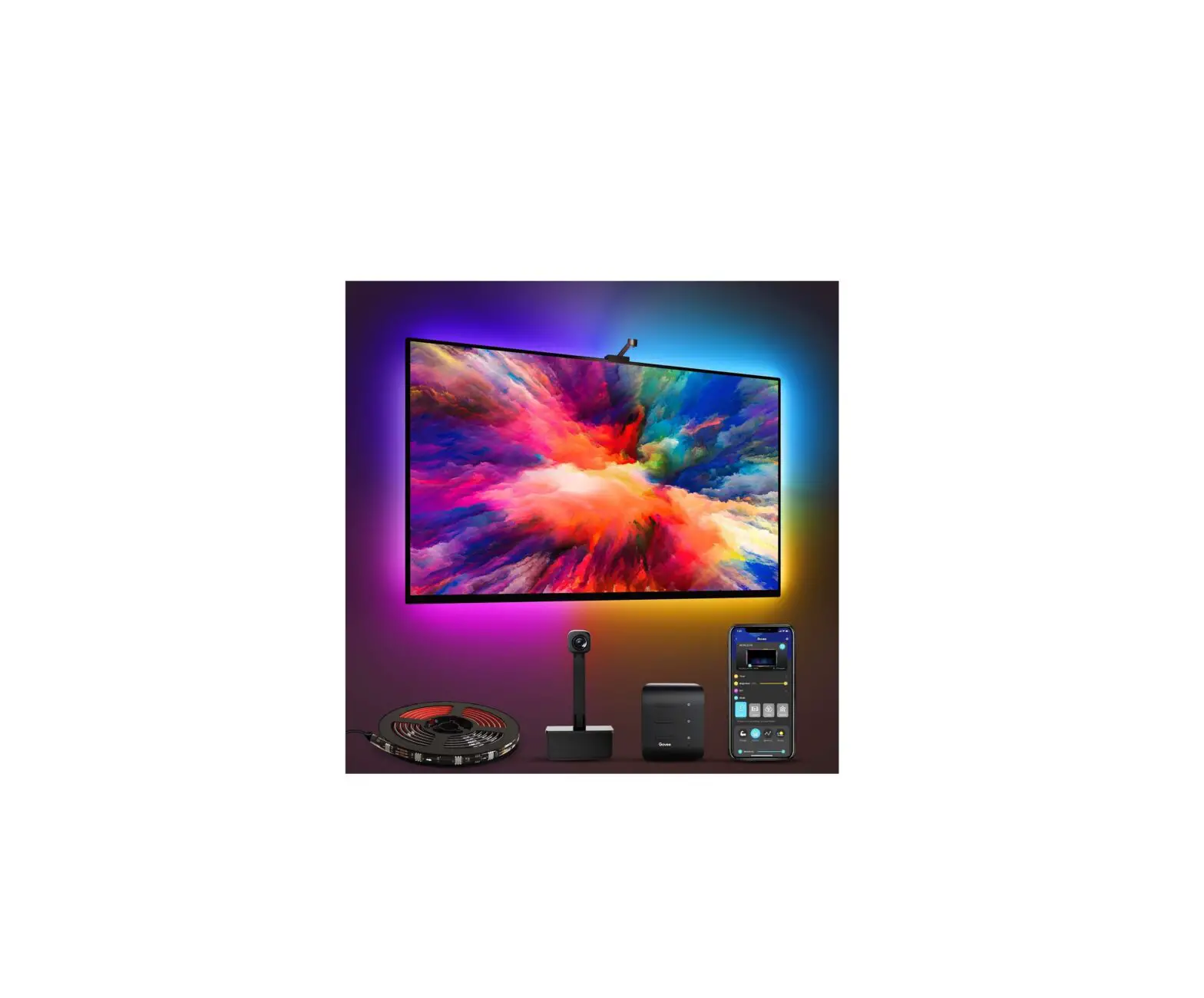 Govee H6199 Rgbic Tv Backlight For 55-65 Inch Tvs User Manual