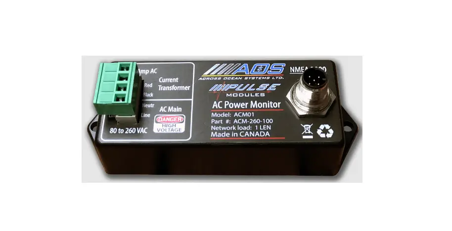 Oceanic Systems Nmea 2000 Ac Monitor User Manual Oceanic Systems Nmea 2000 Ac Monitor User Manual