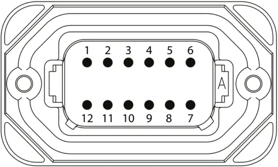 NMEA 2000 - DEUTSCH CONNECTOR PINOUT