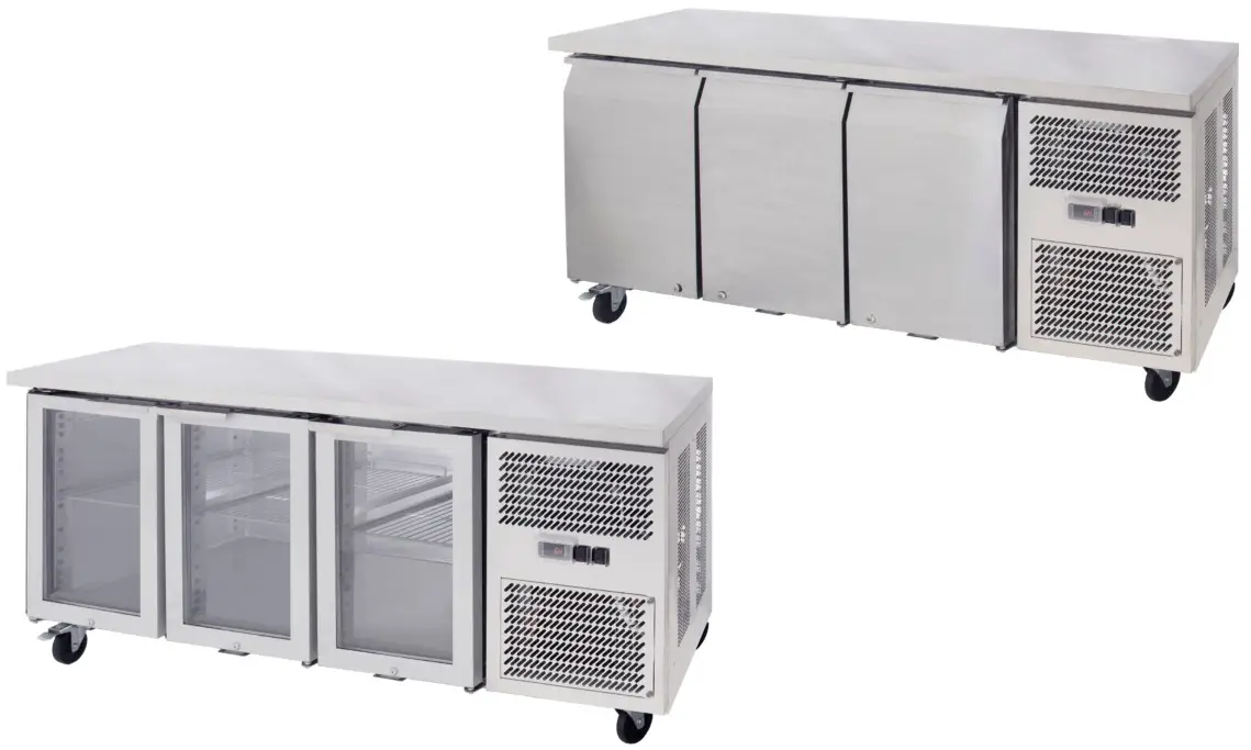 STODDART AXR UCGN 2 Undercounter Refrigerator 2 Glass Doors 196 Liters - Cover