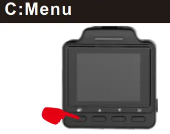 Conbro Mini WiFi Dash Cam CMenu