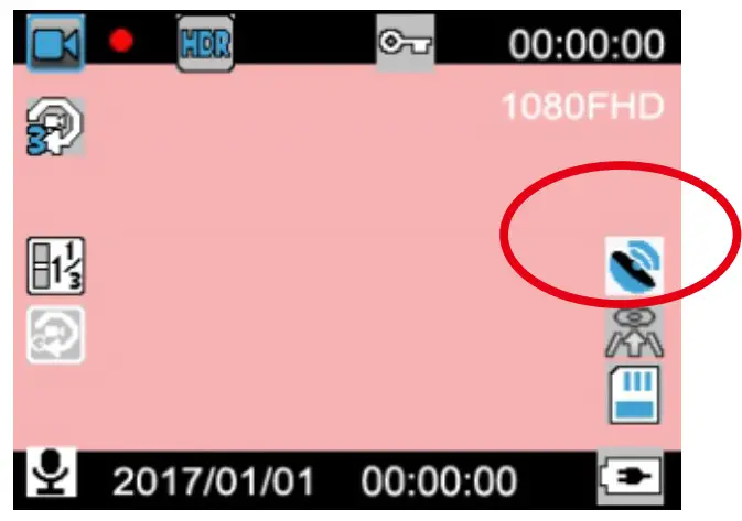 Conbro Mini WiFi Dash Cam GPS information