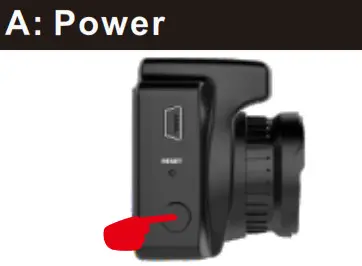 Conbro Mini WiFi Dash Cam I Power