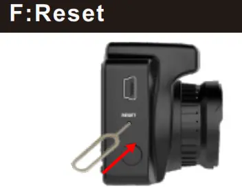 Conbro Mini WiFi Dash Cam Reset