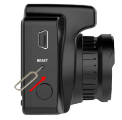 Conbro Mini WiFi Dash Cam Resetting the Camera