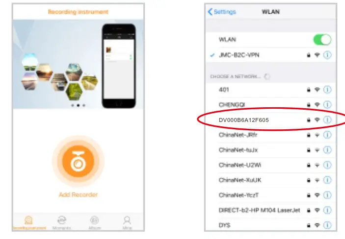 Conbro Mini WiFi Dash Cam RoadCam app