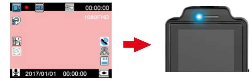 Conbro Mini WiFi Dash Cam disappears