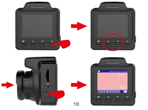 Conbro Mini WiFi Dash Camplay the video