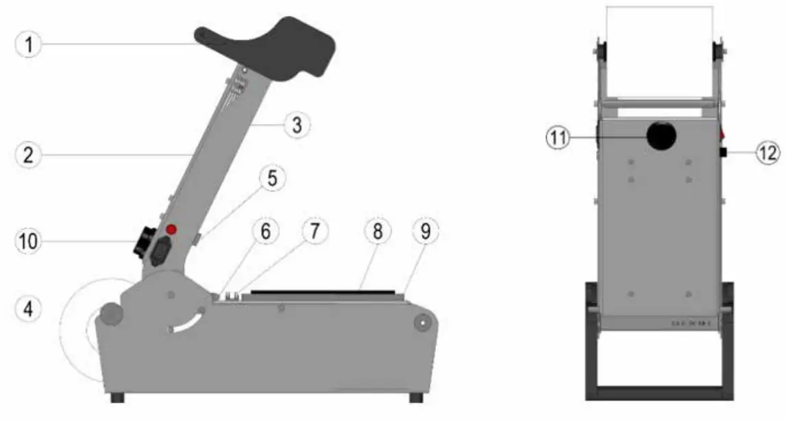 HENDI 976722 Tray Sealer Machine - General view