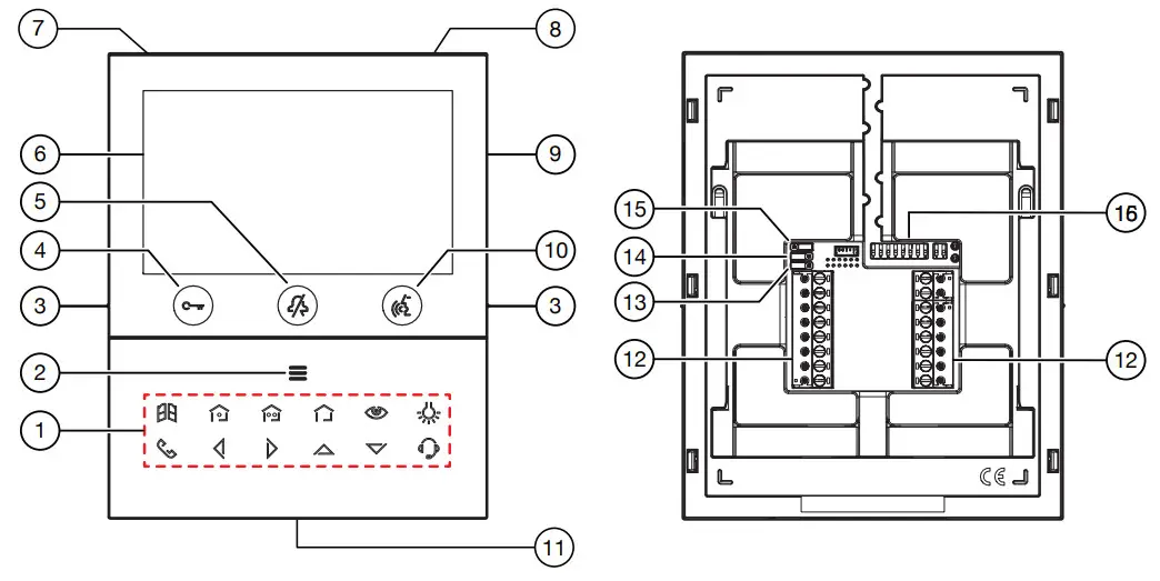urmet 1760 Video Door Phone 2Voice Hands-Free WiFi - figure 1