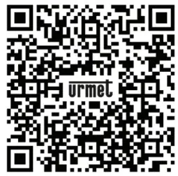 urmet 1760 Video Door Phone 2Voice Hands-Free WiFi - qr