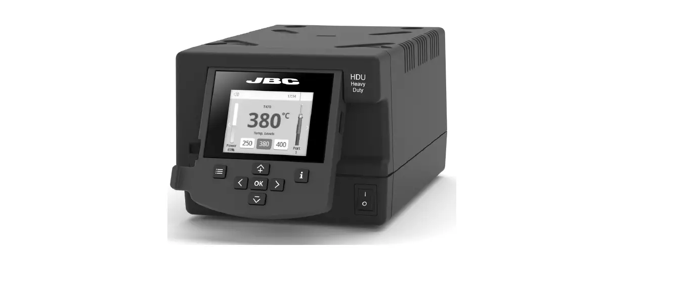 Jbc Hde-9ud Heavy Duty Control Unit Instruction Manual