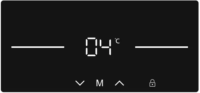 SHARP SJ LC41CHDAE-EU No Frost Refrigerator - Temperature Settings