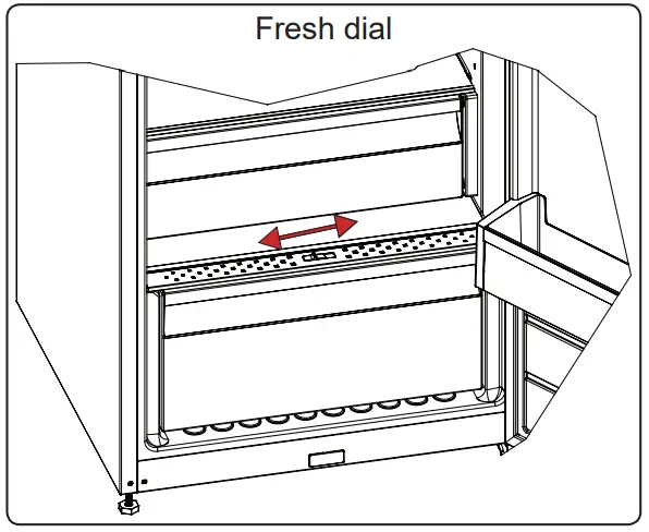 SHARP SJ LC41CHDAE-EU No Frost Refrigerator - The Fresh Dial