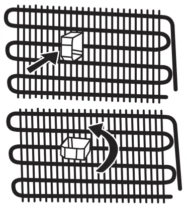 SHARP SJ LC41CHDAE-EU No Frost Refrigerator - cleaning rinse with warm water