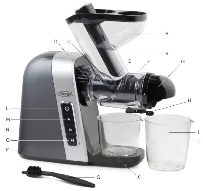 Omega MM400 Cold Press Wide Mouth Juicer - KNOW YOUR OMEGA