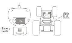 Fujian Teamda Photoelectricity TD2022A49-1 Toy RC Monster Spinning Car fig 3