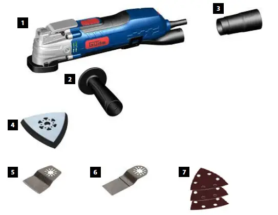 Gude MW 300 E Multi-Tool fig 1