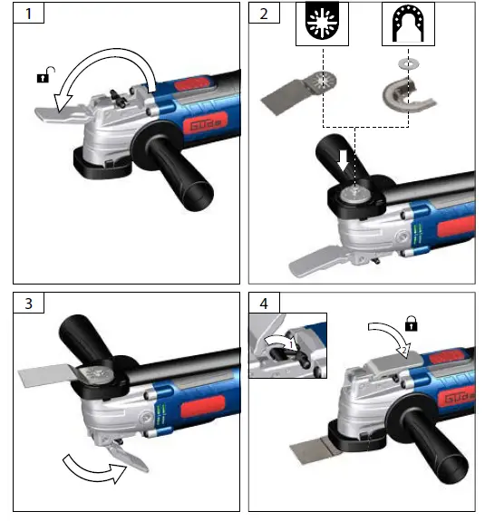 Gude MW 300 E Multi-Tool fig 4