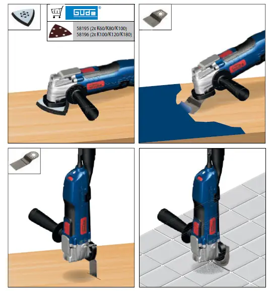 Gude MW 300 E Multi-Tool fig 7