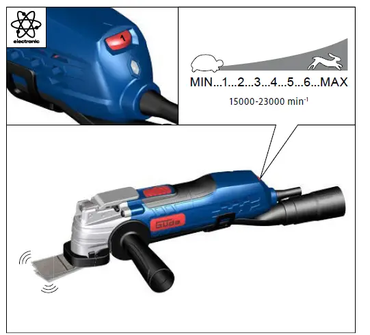 Gude MW 300 E Multi-Tool fig 8