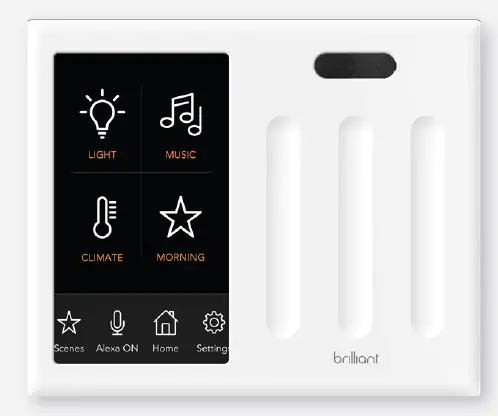 Brilliant BHA120US-WH3 Smart Home 3-Switch Control product